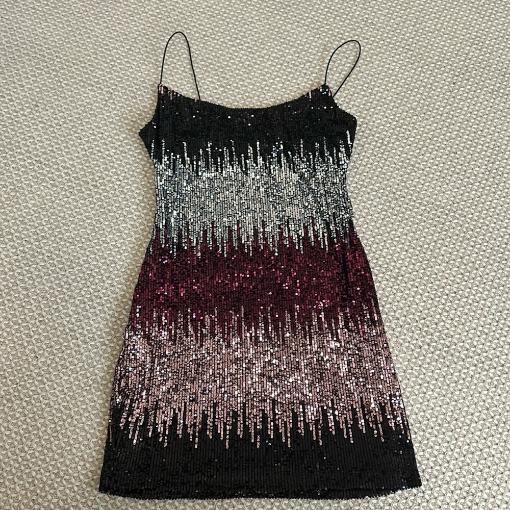 Sequined Holiday Dress
